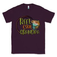 Plum reel cool  grandpa Classic Tee - MaliasSmallBusiness