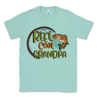 Seafoam reel cool  grandpa Classic Tee - MaliasSmallBusiness