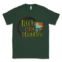 Sports Green reel cool  grandpa Classic Tee - MaliasSmallBusiness