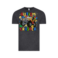Vintage Black autism crusher Vintage Tee - MaliasSmallBusiness