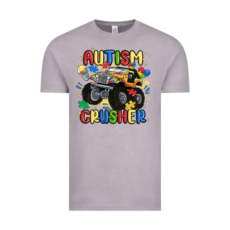 Autism Crusher Vintage Tee by MaliasSmallBusiness | Teevron