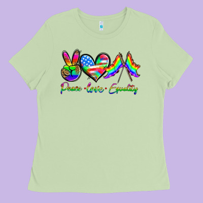 Peace Love Equality Ladies Tee Designed By Hra Design Shop