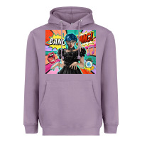 Lavender pop art gothic girl Heavyweight Hoodie - TumblerDesignByShophia