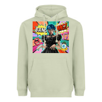 Matcha pop art gothic girl Heavyweight Hoodie - TumblerDesignByShophia