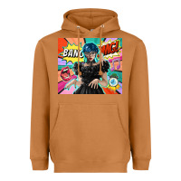 Meerkat pop art gothic girl Heavyweight Hoodie - TumblerDesignByShophia