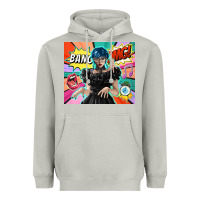 Moon Dust pop art gothic girl Heavyweight Hoodie - TumblerDesignByShophia
