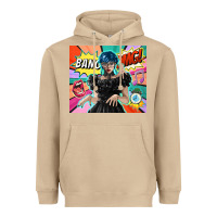 Mushroom pop art gothic girl Heavyweight Hoodie - TumblerDesignByShophia