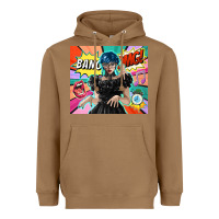 Toasted Coconut pop art gothic girl Heavyweight Hoodie - TumblerDesignByShophia