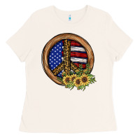 Bone Peace Sign Ladies Tee - JahusDesignShop