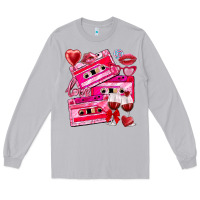 Moon Dust valentines day cassette Long Sleeve Tee - NancyCooperArtShop