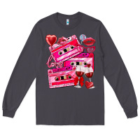 Smoke valentines day cassette Long Sleeve Tee - NancyCooperArtShop