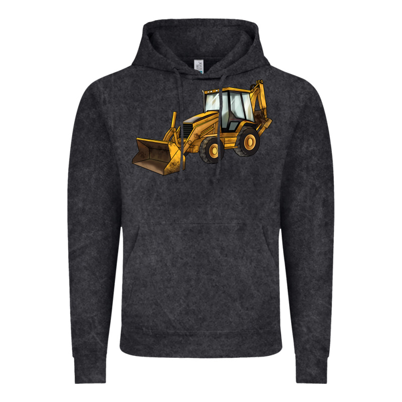 Backhoe Loader Truck Vintage Hoodie by LillyAllenDesigns | Teevron