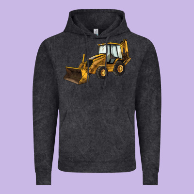 Backhoe Loader Truck Vintage Hoodie Designed By Lillyallendesigns