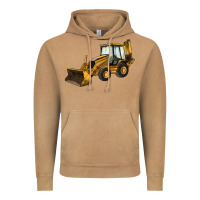 Vintage Camel Backhoe Loader Truck Vintage Hoodie - LillyAllenDesigns