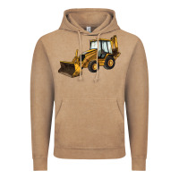 Vintage Coffee Backhoe Loader Truck Vintage Hoodie - LillyAllenDesigns