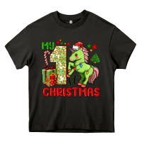 My First Christmas Unicorn Heavy Core Tee | Teevron