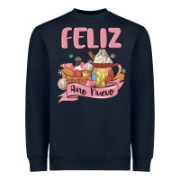Navy mexican new year Heavyweight Sweatshirt - MaliasSmallBusiness