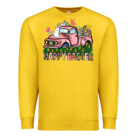 Lemon Happy Easter Day truck Premium Sweatshirt - HowdyJamesFarm