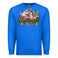 True Royal Happy Easter Day truck Premium Sweatshirt - HowdyJamesFarm