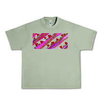 Oil Green leopar and cowhide with heart candies Urban Heavy Tee - AdoDesignShop