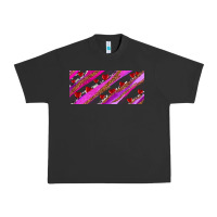 Pigment Black leopar and cowhide with heart candies Urban Heavy Tee - AdoDesignShop