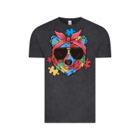 Vintage Black autism awareness bear Vintage Tee - MaliasSmallBusiness