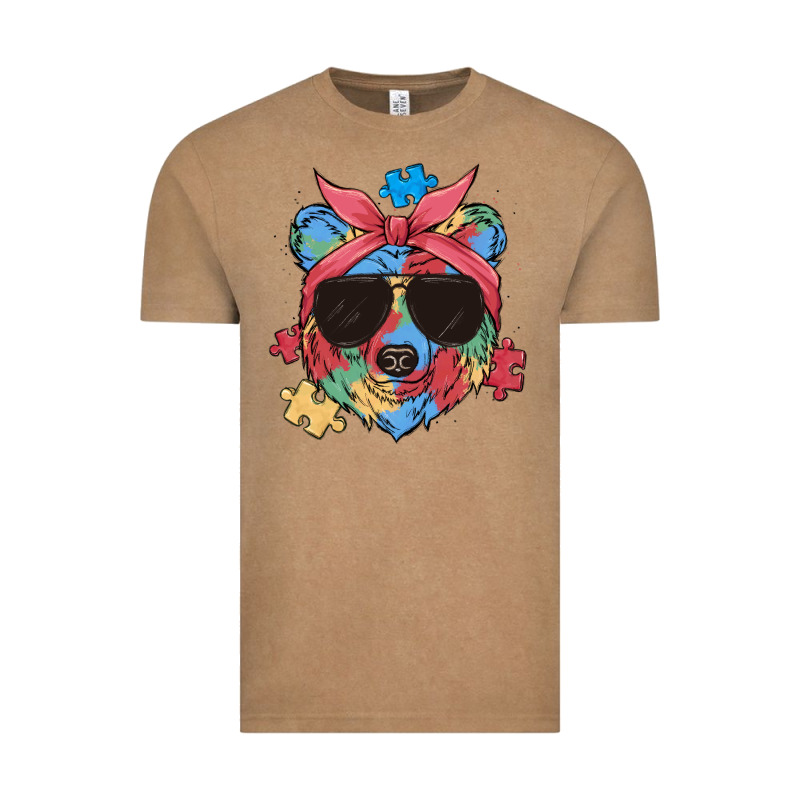 Autism Awareness Bear Vintage Tee by MaliasSmallBusiness | Teevron