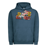 Pigment Midnight Navy kentucky 4th of july Urban Hoodie - FaDigitalArtStudio