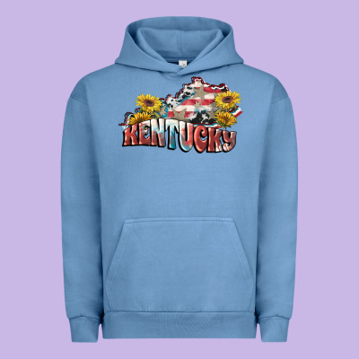 Kentucky 4th Of July Urban Hoodie Designed By Fadigitalartstudio