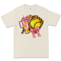 Bone softball coquette bow Premium Tee - JahusDesignShop