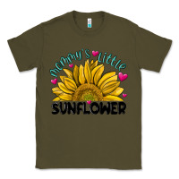 Army Green mommy' s little sunflower Classic Tee - MaliasSmallBusiness