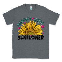 Charcoal Heather mommy' s little sunflower Classic Tee - MaliasSmallBusiness