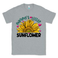 Heather Grey mommy' s little sunflower Classic Tee - MaliasSmallBusiness