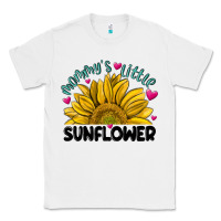 White mommy' s little sunflower Classic Tee - MaliasSmallBusiness