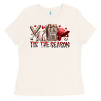 Bone tis the season baseball Ladies Tee - RacoonDesign