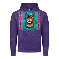 Cloud Purple Western Bengal Cat Vintage Hoodie - LillyAllenDesigns