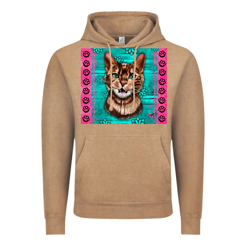Western Bengal Cat Vintage Hoodie by LillyAllenDesigns | Teevron