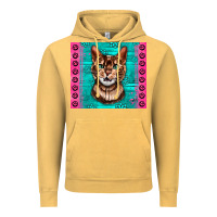 Vintage Mustard Western Bengal Cat Vintage Hoodie - LillyAllenDesigns
