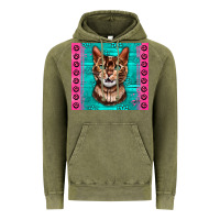 Vintage Olive Western Bengal Cat Vintage Hoodie - LillyAllenDesigns