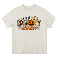 Cream spooky season Heavy Core Tee - RacoonDesign