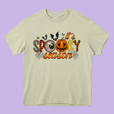Spooky Season Heavy Core Tee Designed By Racoondesign