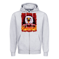 Heather Grey Eagle Fang Karate Zipper Hoodie - Bettercallsaul