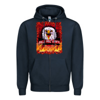 Navy Eagle Fang Karate Zipper Hoodie - Bettercallsaul