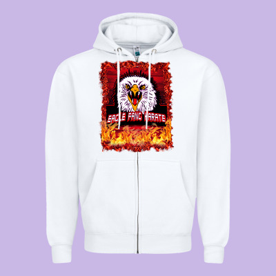 Eagle Fang Karate Zipper Hoodie Designed By Bettercallsaul