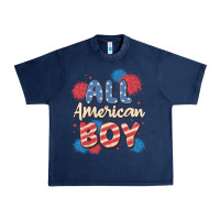 Navy all american boy Urban Heavy Tee - MaliasSmallBusiness