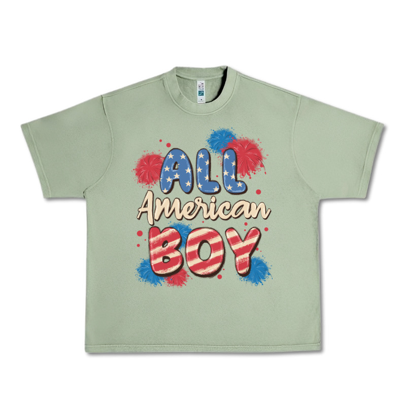 All American Boy Urban Heavy Tee by MaliasSmallBusiness | Teevron