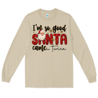 Mushroom i m so good santa came twice Long Sleeve Tee - MaliasSmallBusiness