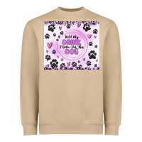 Mushroom hold my drink i gotta pet this dog Heavyweight Sweatshirt - MaliasSmallBusiness
