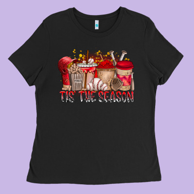 Tis The Season Ladies Tee Designed By Racoondesign