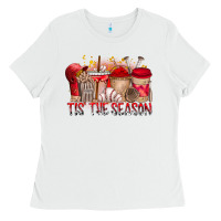 White tis the season Ladies Tee - RacoonDesign